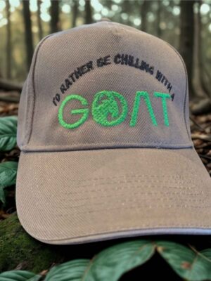 I’d rather chill with a goat cap